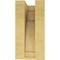 Ekena Millwork 5"W x 5"D x 10"H Wide Rivera Rough Cedar Woodgrain TimberThane Corbel, Primed Tan CORUR05X05X10RIVRCPR - alternate 2